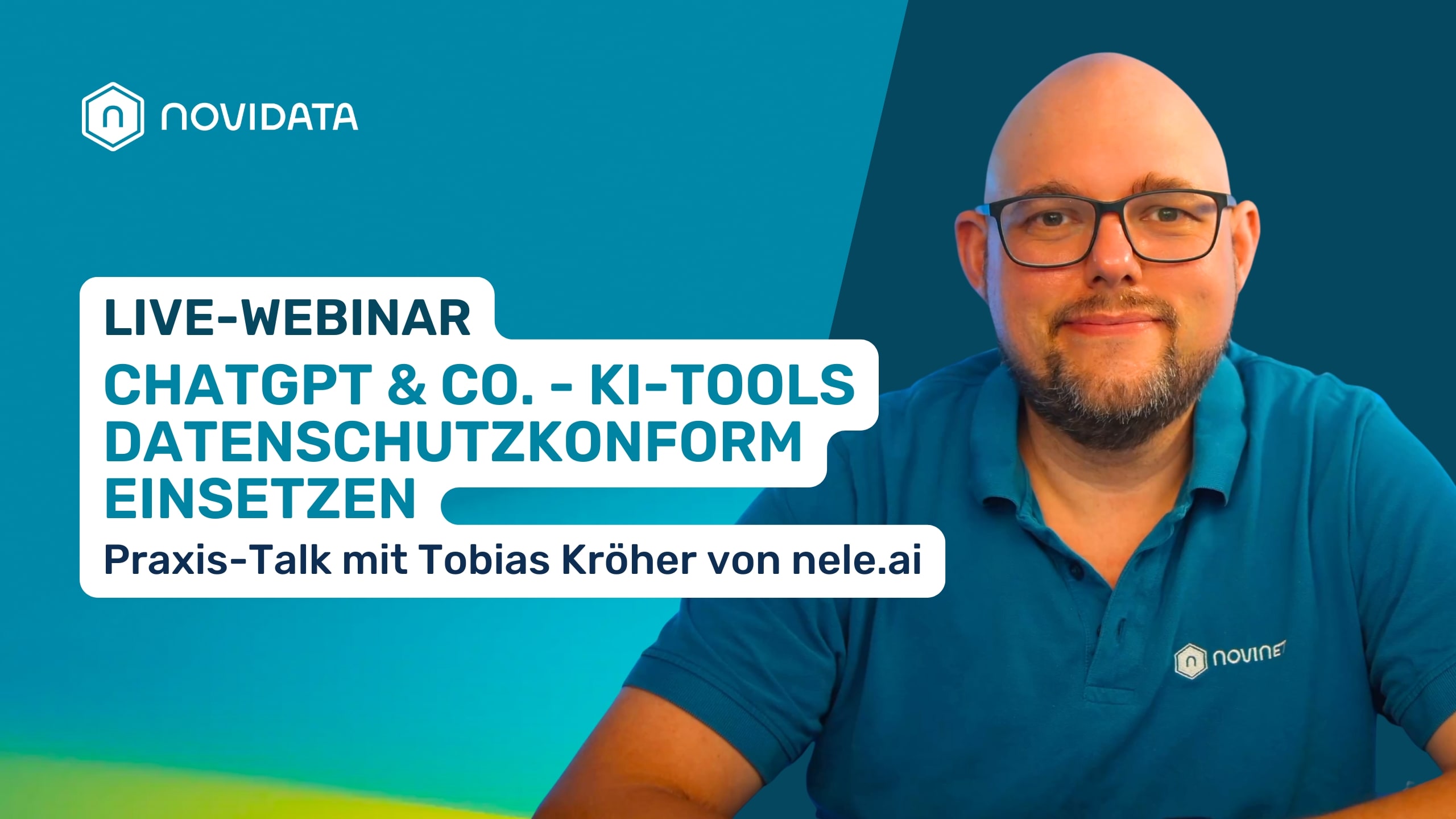 Webinar ChatGPT & Co. - KI-Tools datenschutzkonform einsetzen